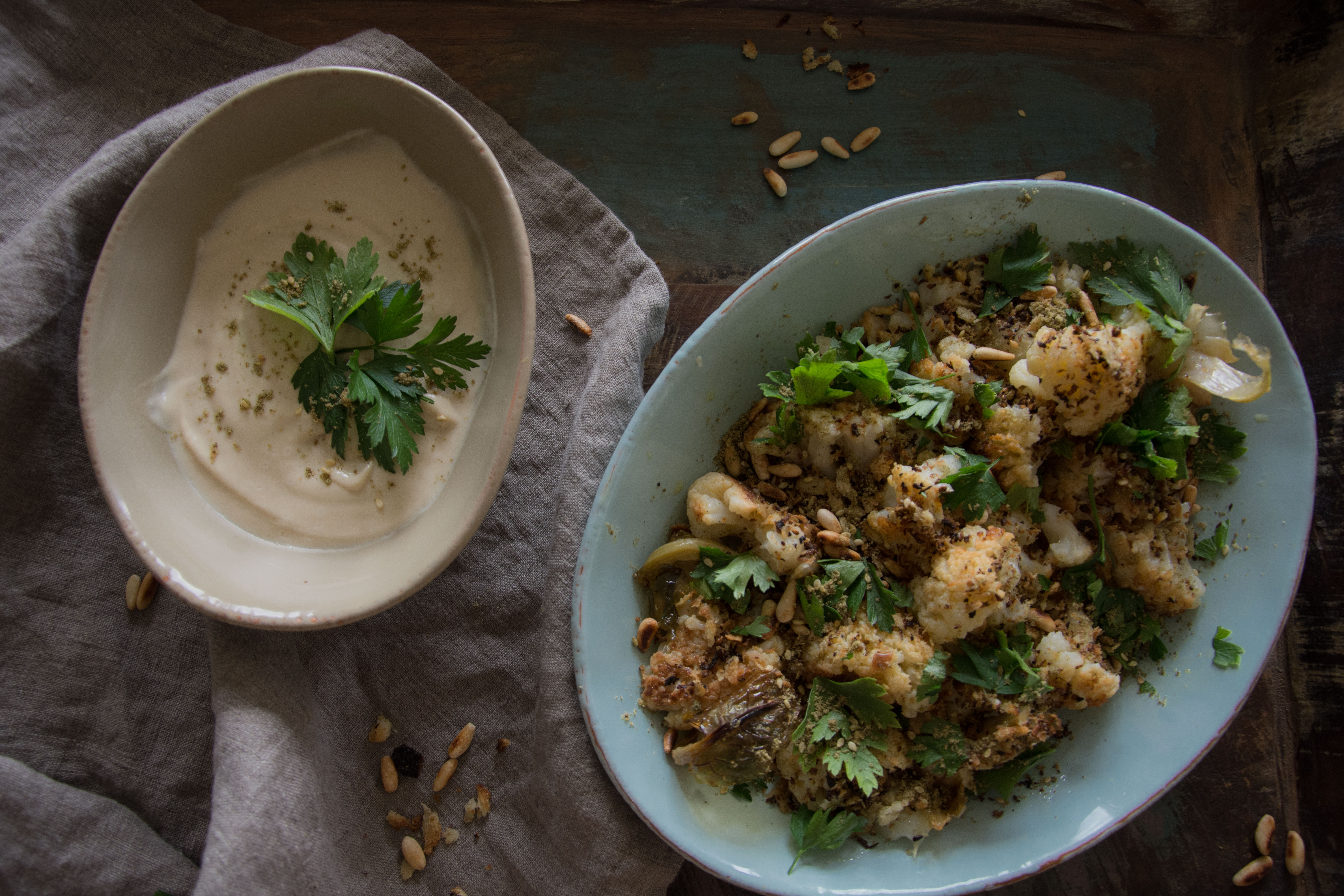 Blumenkohlsalat mit Zaatar