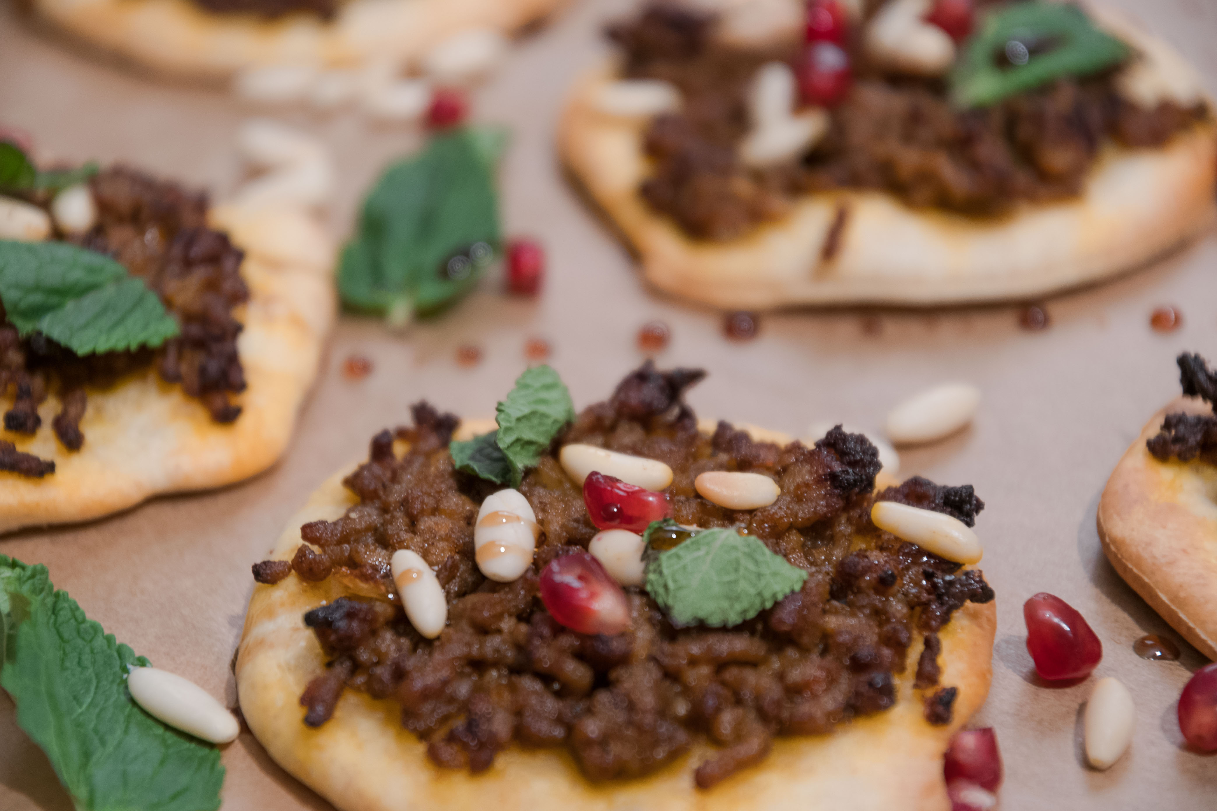 Orientalischer Pizza Snack 