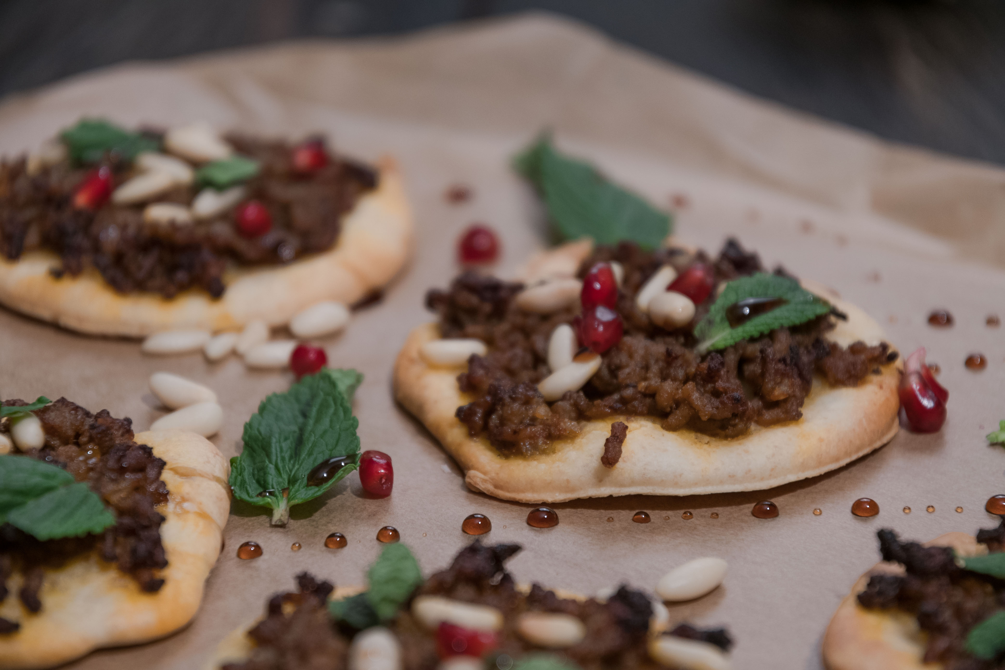 Orientalischer Pizza Snack 