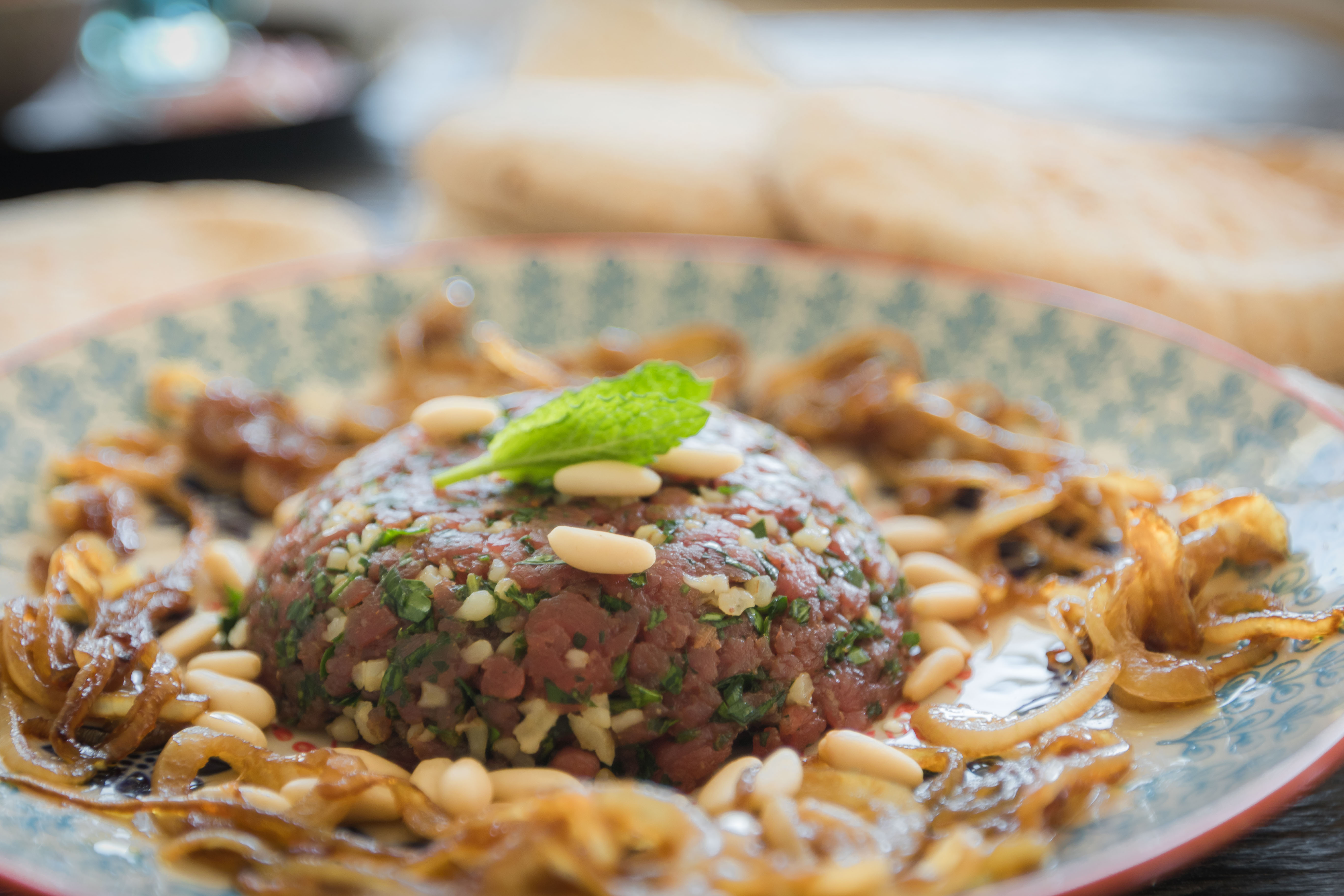 Orientalisches Tartar mit Kräutern 