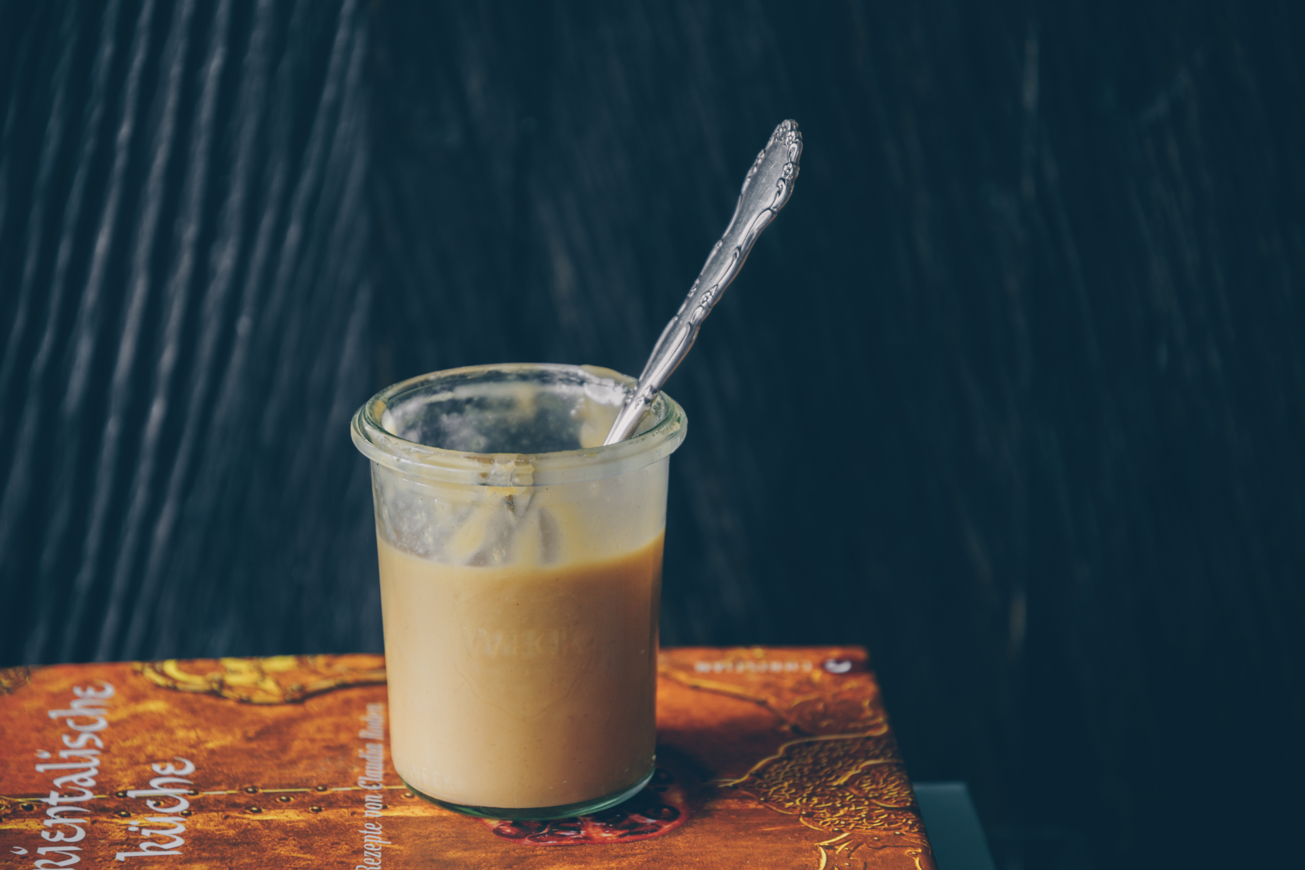 veganes tahini caramel