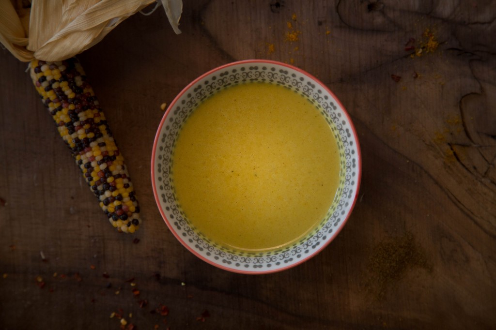 Asiatische Maissuppe mit orientalischem Gwürzbouquet